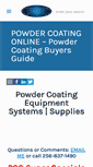 Mobile Screenshot of powdercoatingonline.com